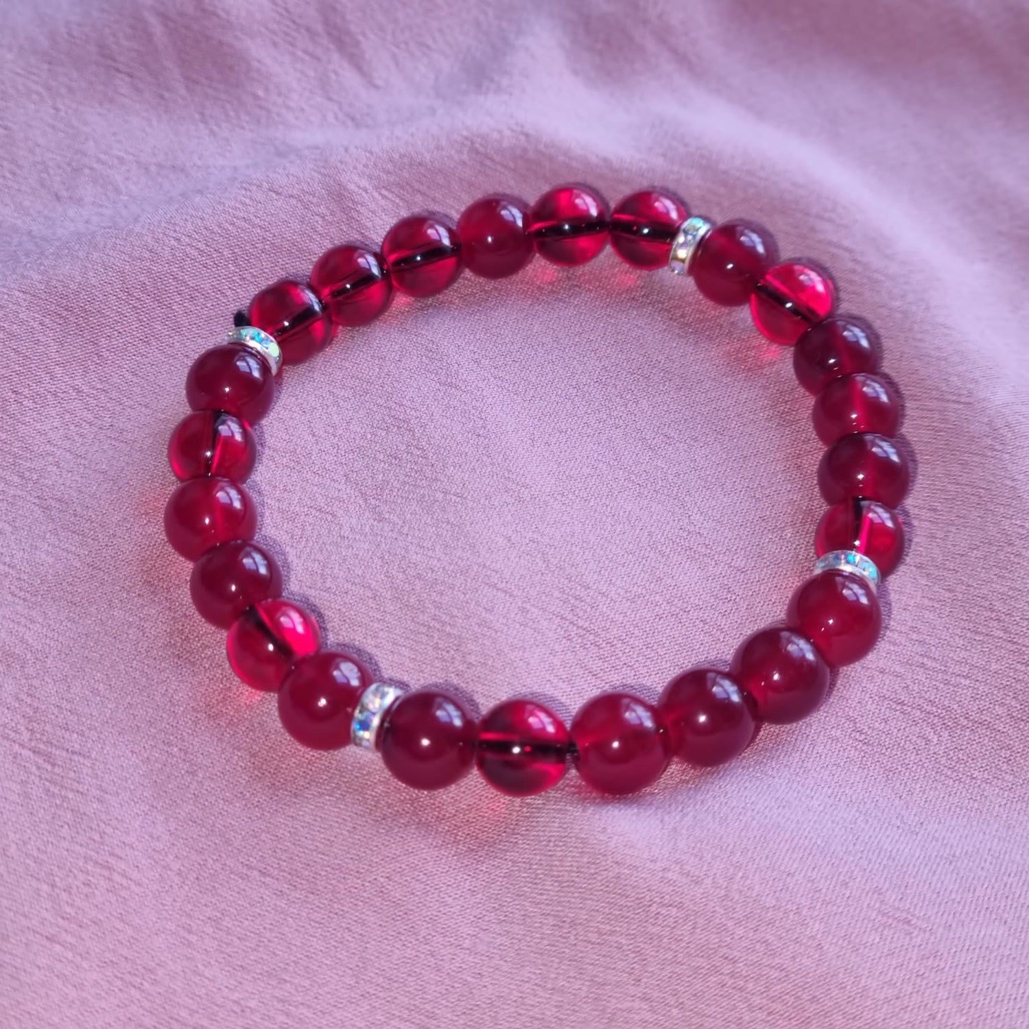 Crystal Glass Beads Bracelet