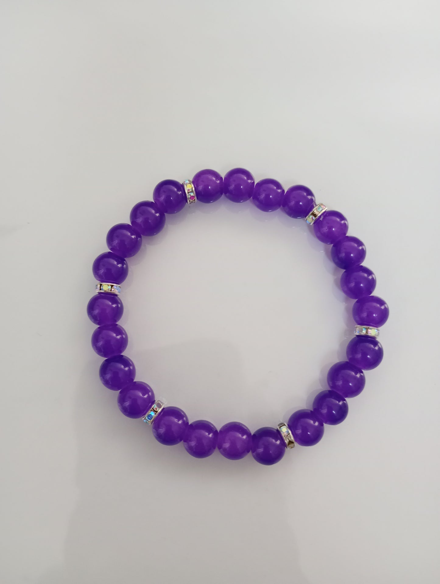 crystal glass beads bracelet