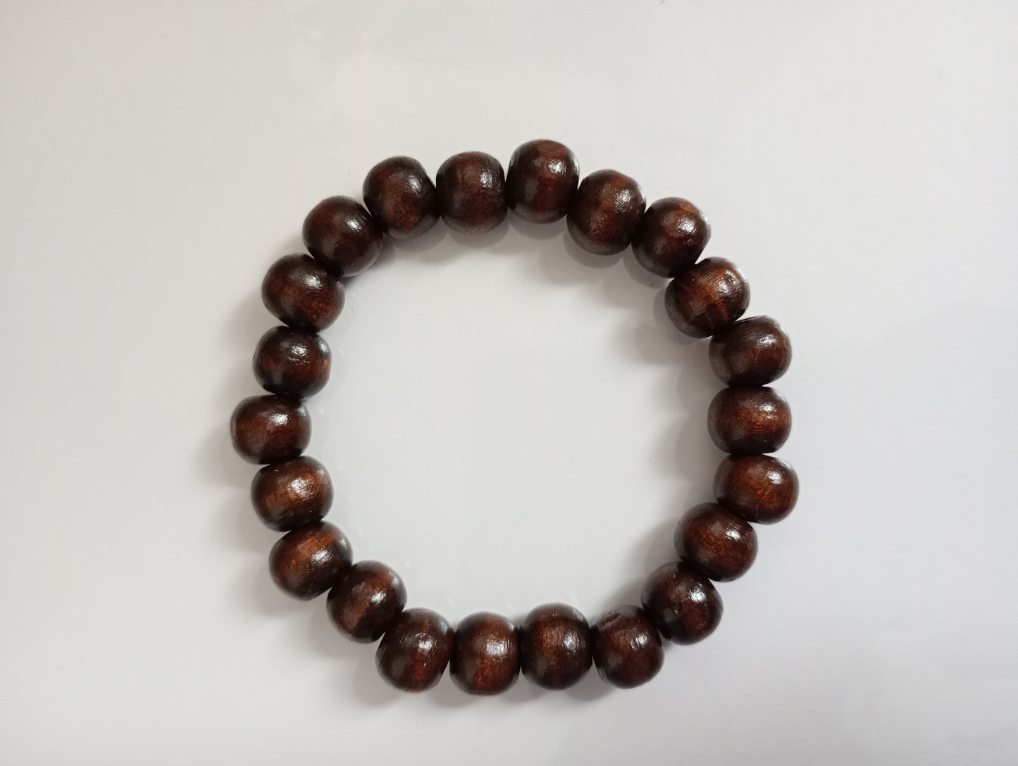 Wooded beads bracelet